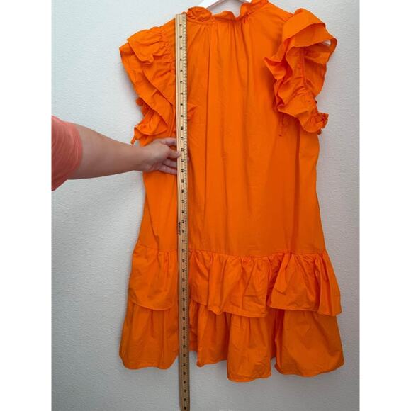 Fantastic Fawn Women’s Star Sequin Collegiate Tailgate‎ Mini Dress Sz M - Picture 8 of 9